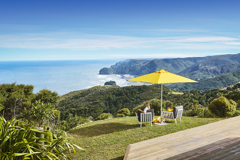 yellow patio umbrella