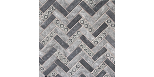 Herringbone patterned tiles