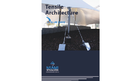 Blue Wave Tensile Architectural Products from Miami Stainless