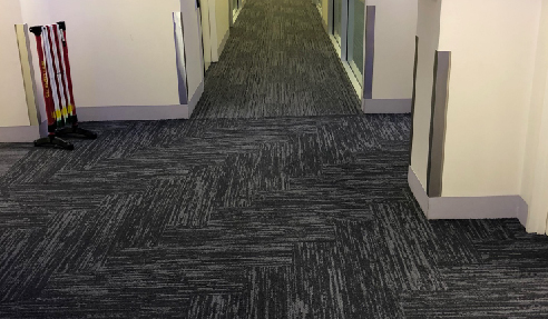 Herringbone Hospital Flooring from Totally Commercial Flooring