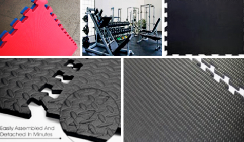 Rubber Gym Floor Protection from Sherwood Enterprises