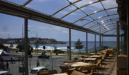 Stylish Balcony for Ravesis on Bondi by Designer Shade Solutions