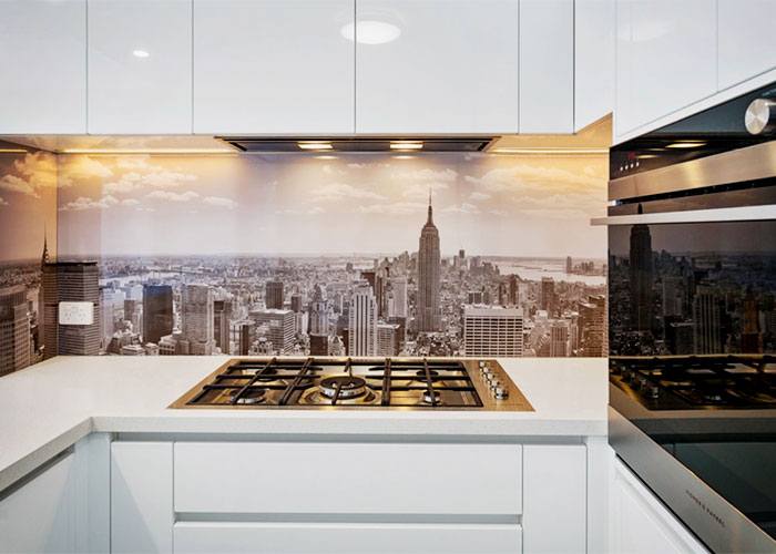 Stunning New York Kitchen Splashback from DECO