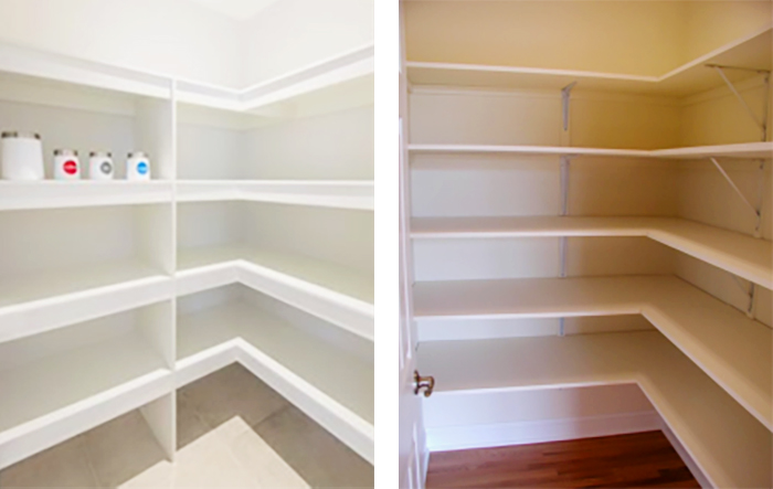 White Melamine Shelving Available from Hazelwood & Hill