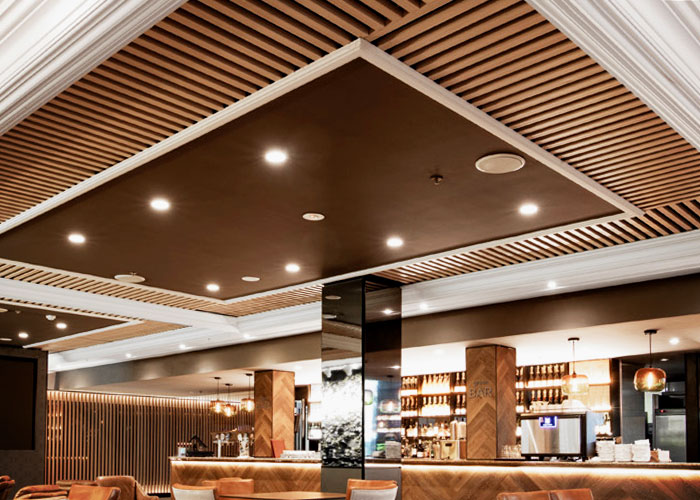 Modular Slatted Timber Ceilings - Austratus from Hazelwood & Hill