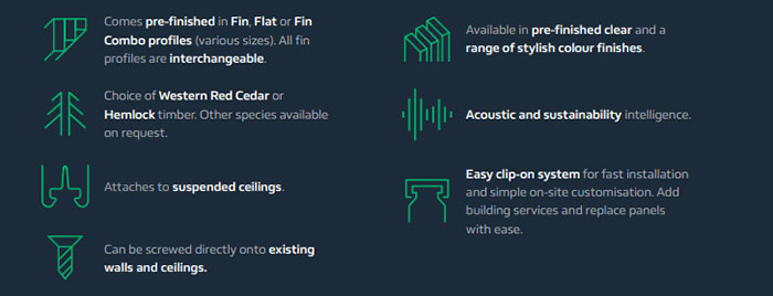 Modular Slatted Timber Ceilings - Austratus from Hazelwood & Hill