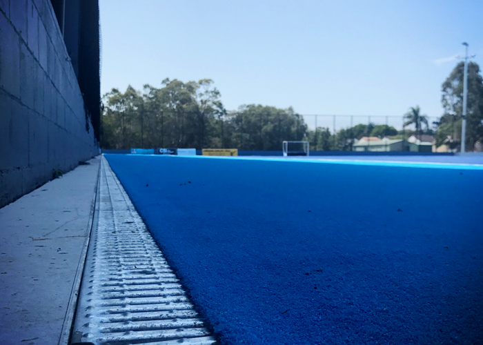 GRP Drainage Channel for Gold Coast Hockey Centre by Hydro