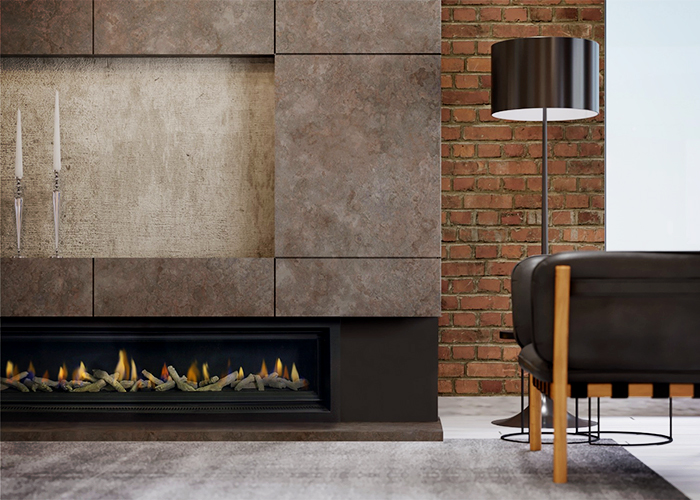 New Element 1800 Gas Fireplace from Real Flame