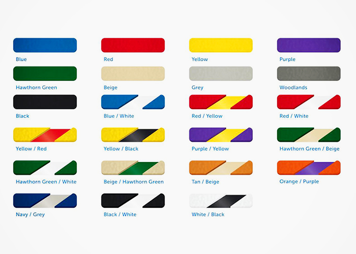 Multi-colour HDPE Sheet Signage from Allplastics