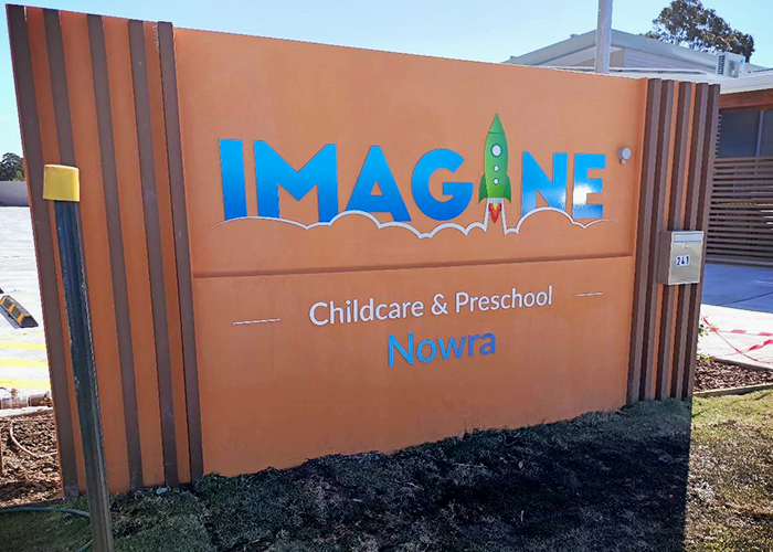 Childcare Centre Signage from Architectural Signs Sydney
