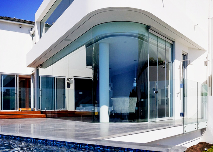 Curved Glass for Architectural Home by Bent & Curved Glass