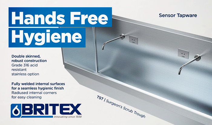 Hands-free Commercial Stainless Steel Tapware by BRITEX