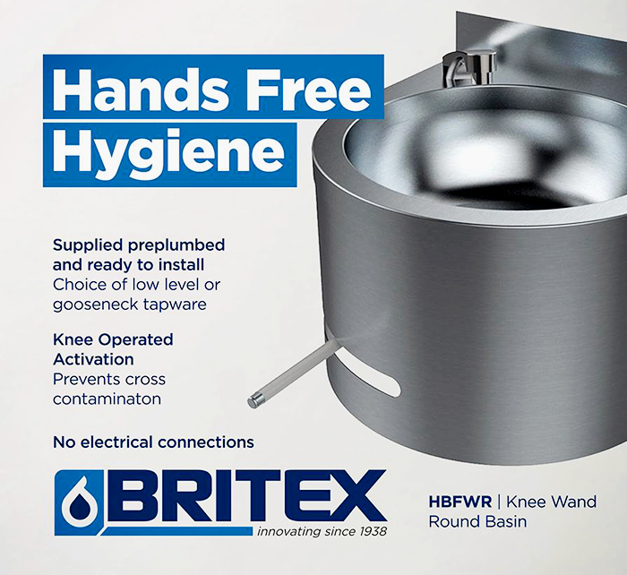 Hands-free Commercial Stainless Steel Tapware by BRITEX
