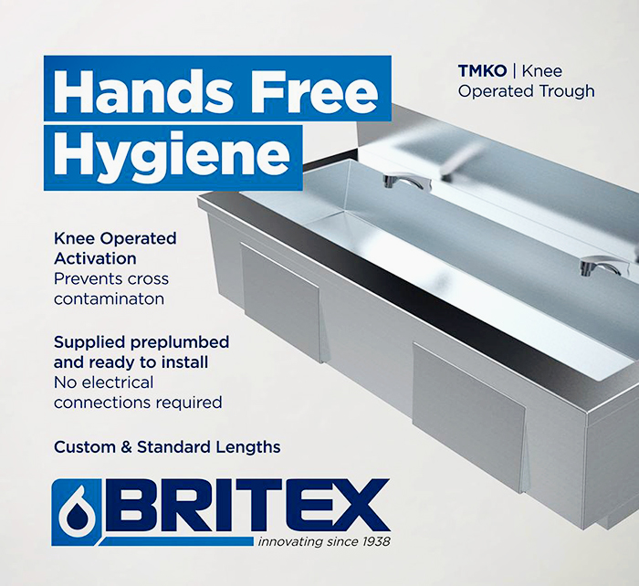 Hands-free Commercial Stainless Steel Tapware by BRITEX