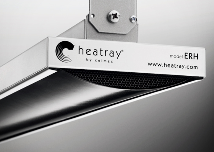 Radiant Electric Heaters for Outdoor Areas from Celmec