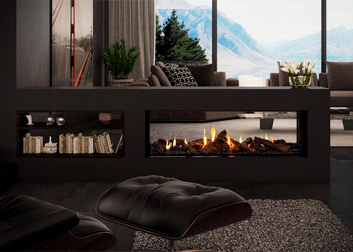 Double & Single Sided Gas Fireplaces from Cheminees Chazelles