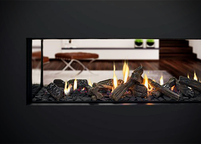 Double & Single Sided Gas Fireplaces from Cheminees Chazelles