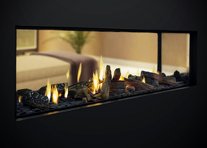 Double & Single Sided Gas Fireplaces from Cheminees Chazelles