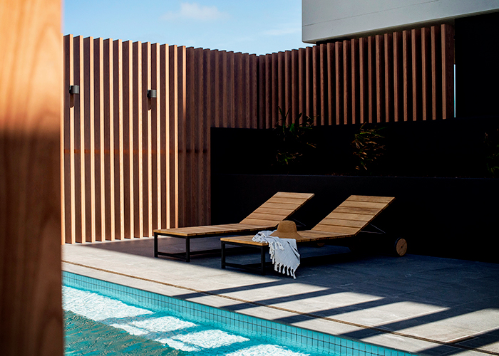 Timber-look Cladding & Battens for Luxury Apartments by DECO
