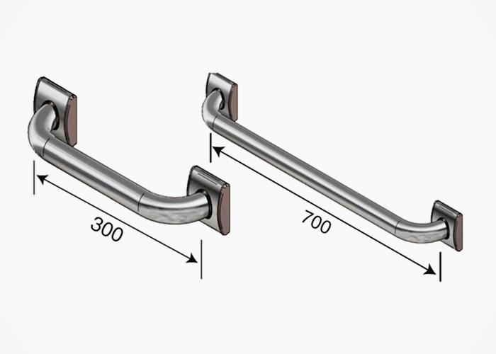 Commercial Grab Rails - OT Grip from Hand Rail Industries