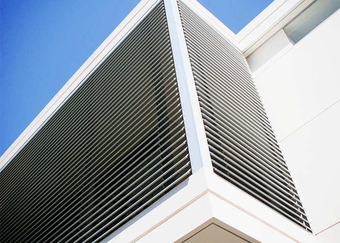 Fixed External Aluminium Louvres by Maxim Louvres