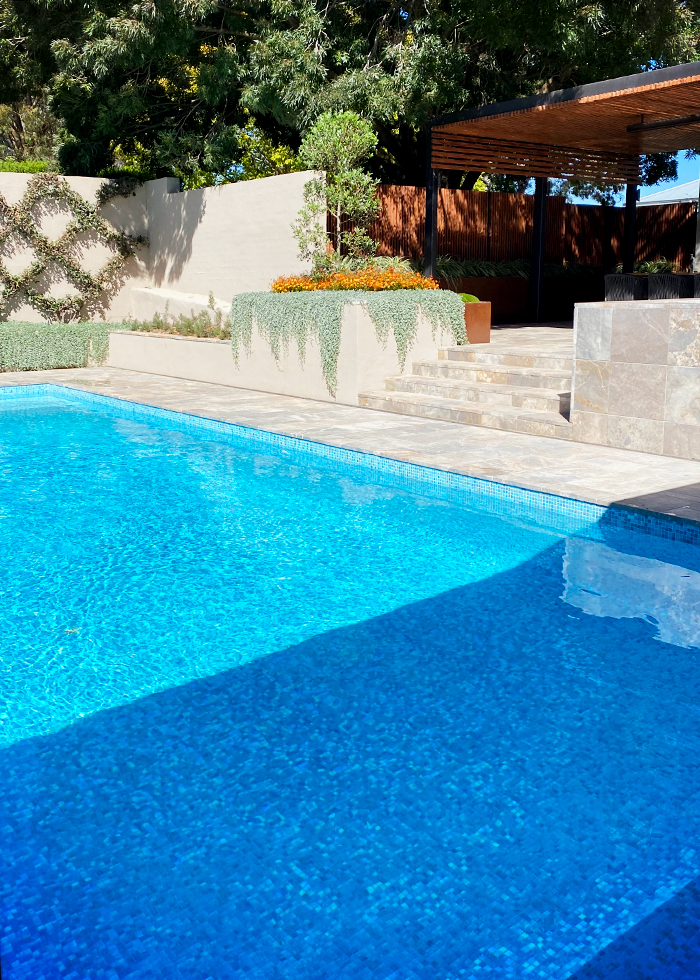 Bisazza Glass Mosaic Pool Tiles from MDC Mosaics