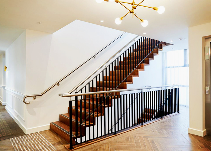 Designer Merbau Staircases for Apartments by S&A Stairs