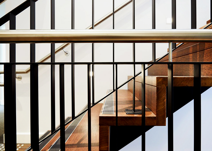 Designer Merbau Staircases for Apartments by S&A Stairs