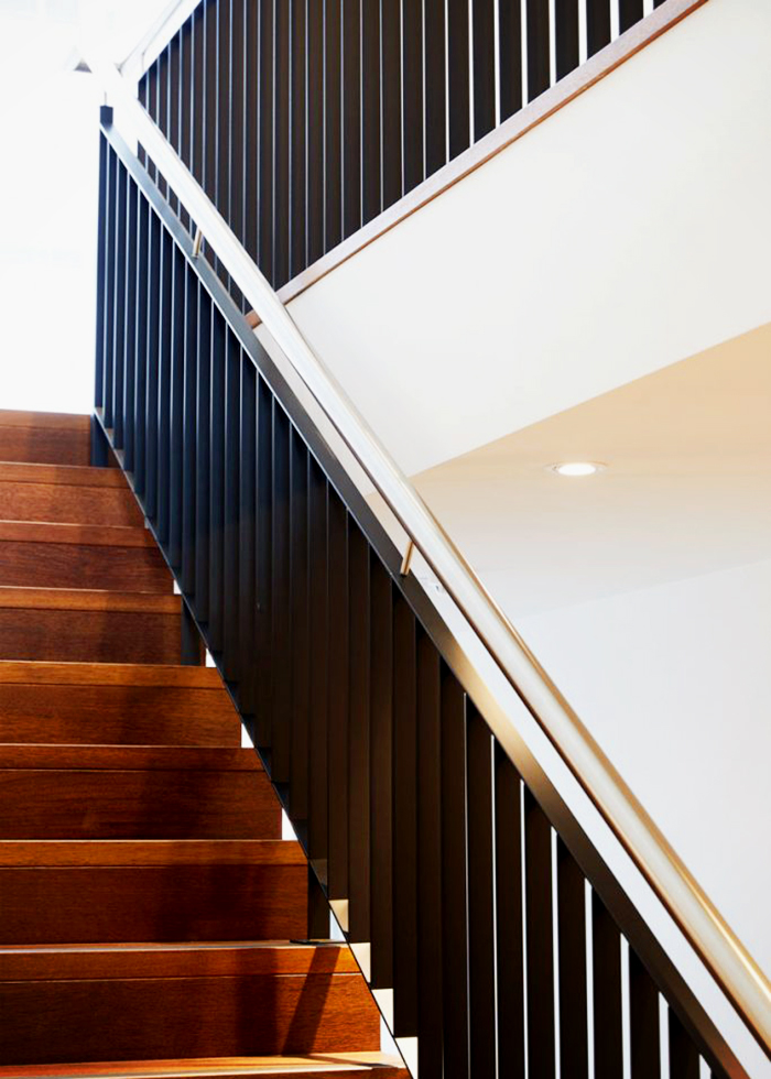 Designer Merbau Staircases for Apartments by S&A Stairs