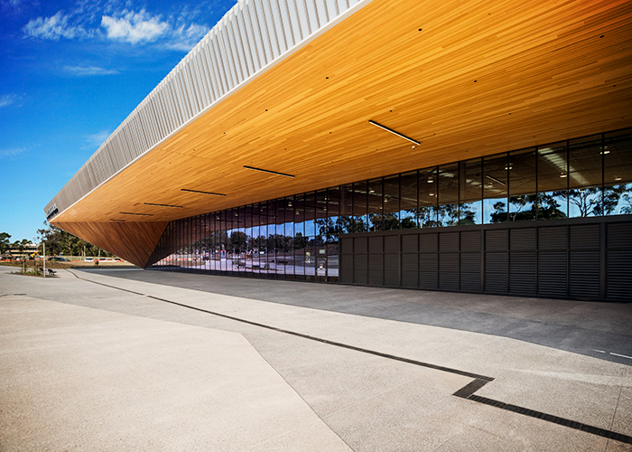 Aluminium Louvres for La Trobe Stadium from Safetyline Jalousie