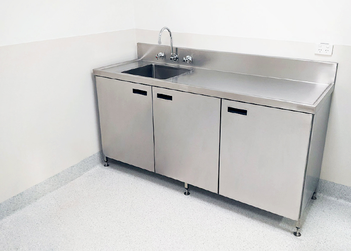 Heavy-duty Bathroom Fixtures for Police Complex by Britex