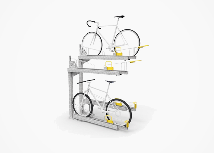Double-tier Bike Parking Spaces from Cora Bike Rack