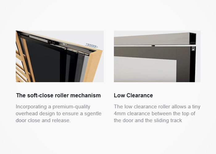 Acacia Sliding Cavity Doors Available from Hazelwood & Hill