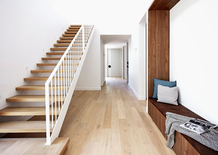 Contemporary American Oak Staircases by S&A Stairs