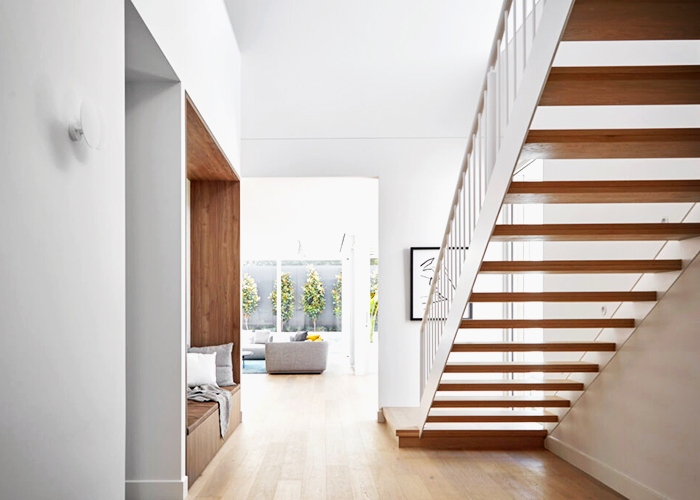 Contemporary American Oak Staircases by S&A Stairs