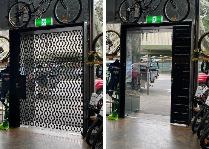 Double Diamond Doors for Shopfronts by ATDC