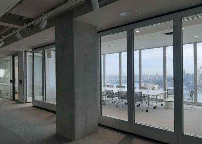 Ultra Sleek Konnect Double Glazed Operable Walls from Bildspec