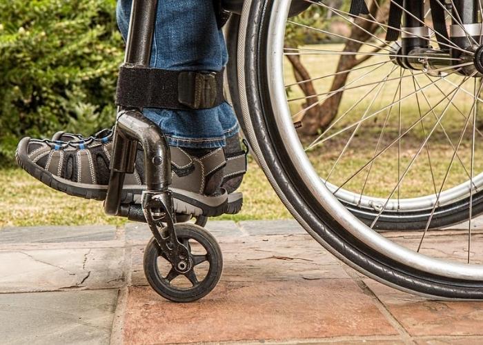 Rubber Threshold Ramp for Wheelchairs by Hand Rail Industries