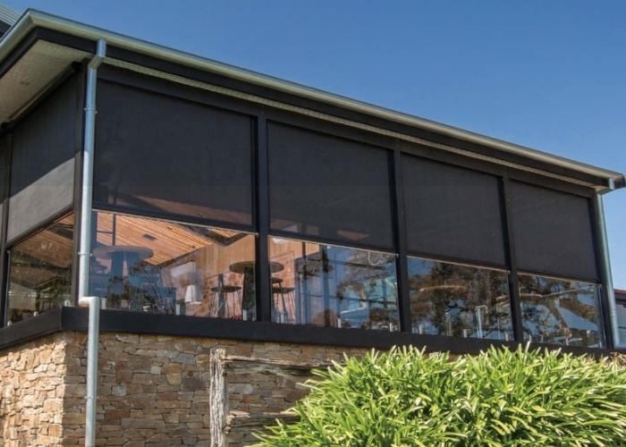 Track Guided Outdoor Blinds System by Nolan Group