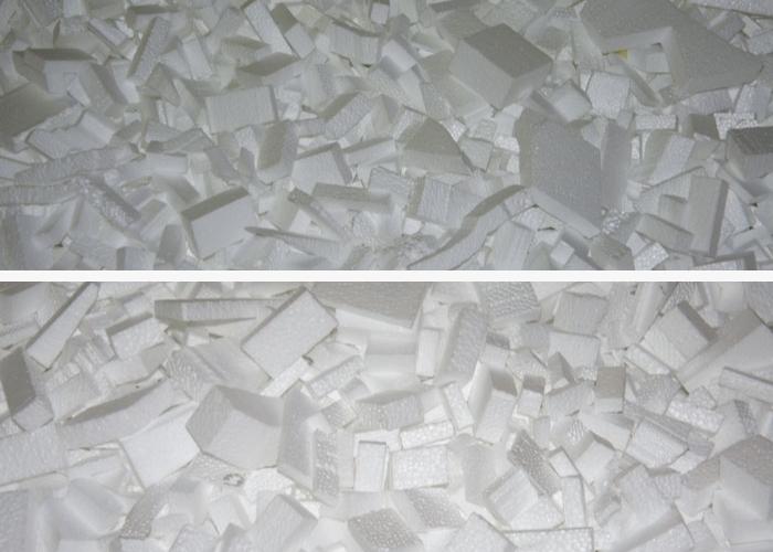 Polystyrene Products Production Packaging for Shipping.