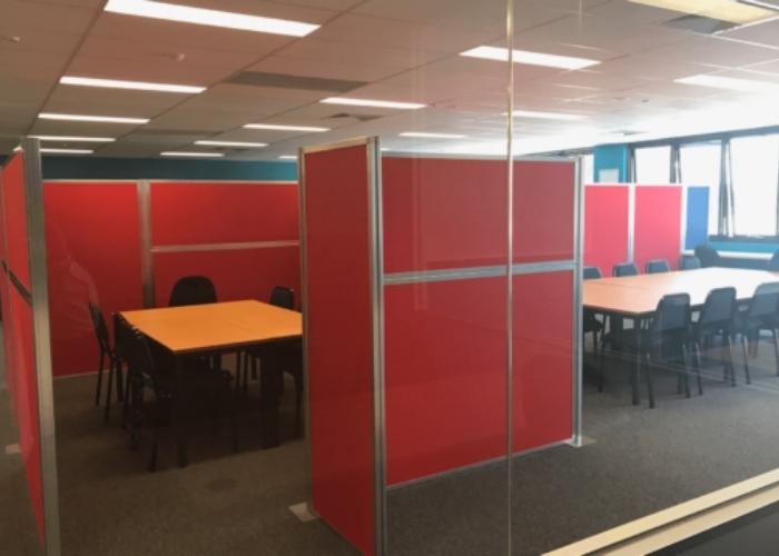 Modular Office Cubicles from Portable Partitions