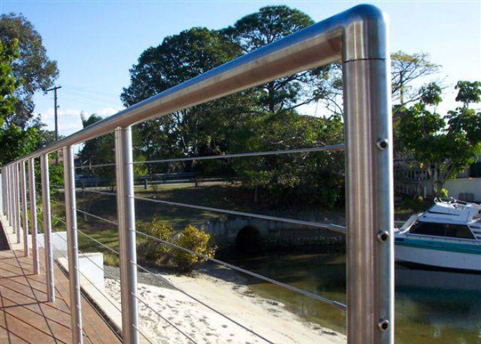 Stainless Steel Modular Handrail Systems by Bridco
