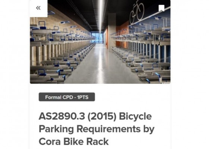 Formal CPD Course from Cora Bike Rack