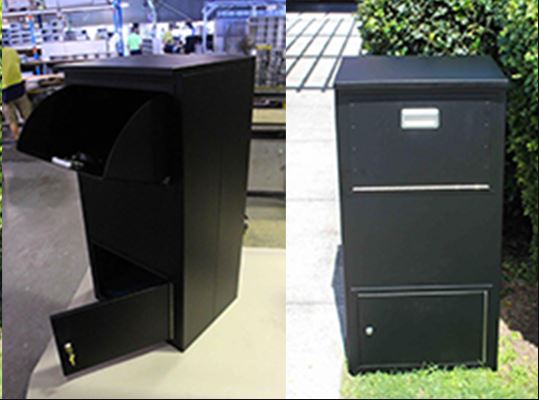 Secure Lockable Parcel Boxes by Mailsafe Mailboxes