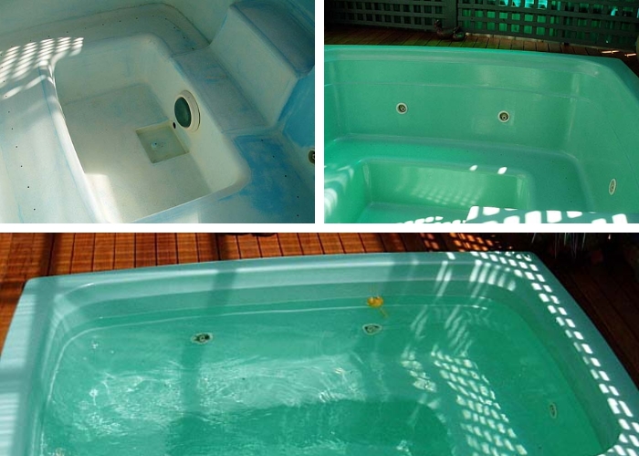 Pool Paint for Fibreglass Spa by Hitchins Technologies