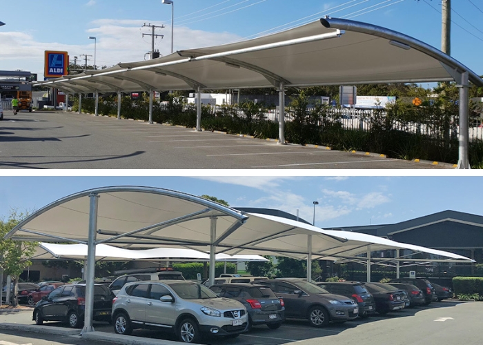 Car Park Shade Structures by MakMax Australia