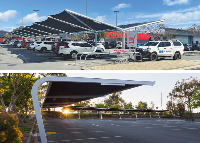 Car Park Shade Structures by MakMax Australia