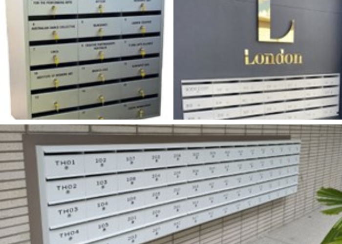 Modern Flat-Door Letterboxes from Mailmaster Mailboxes