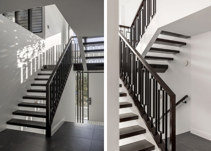 Modern Art Deco Staircase by S&A Stairs