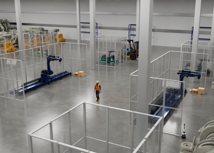 Robotic Integration Guarding Systems by Tate Access Floors